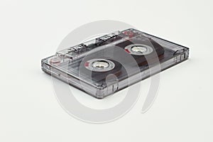 Compact cassette with clipping path.