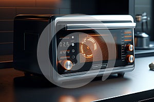 Compact countertop microwaves with multiple cookin