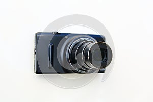 Compact digital camera and lens isolated