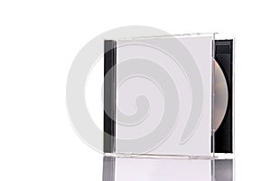 Compact disc in box photo