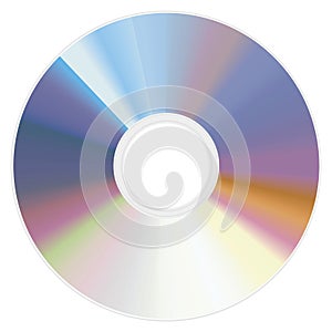 Compact Disc with clipping path photo