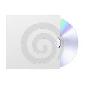 Compact disc in an envelope
