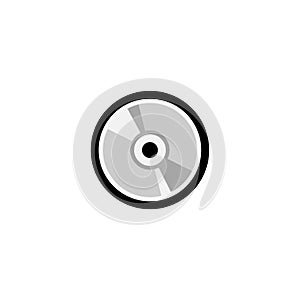 Compact Disc Icon, Simple Design