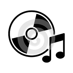 Compact disc icon vector on trendy design