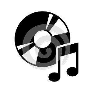 Compact disc icon vector on trendy design