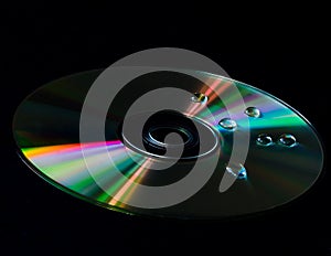 Compact disc with light spectrum