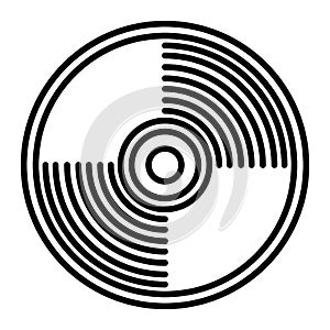 compact disk audio device icon