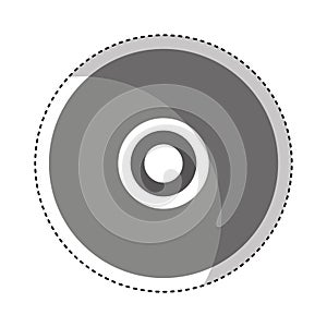 compact disk audio device icon