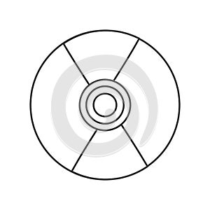 Compact disk audio device icon