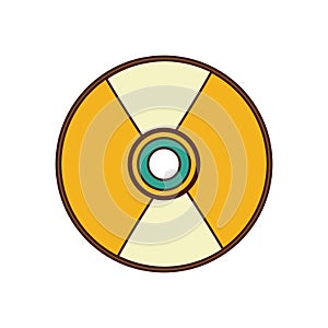 Compact disk audio device icon