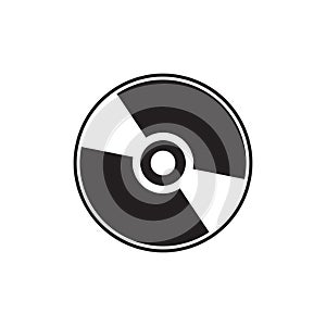 Compact disk, Blu-ray, CD or DVD icon isolated on white background. Perfect use for web, pattern, design, icon, ui, etc.