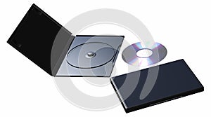 Compact disk and case