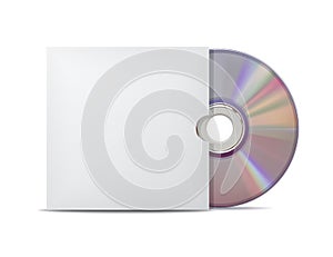 Compact disk with cover. photo