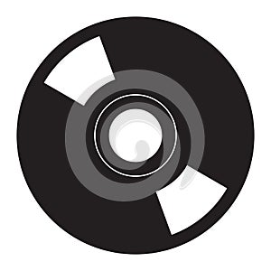 compact disk device isolated icon vector illustration design