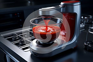 Compact and efficient immersion blenders for soups