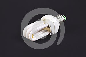 Compact energy saving fluorescent tube lamp, banned as part of phasing out of inefficient light sources in the European Union