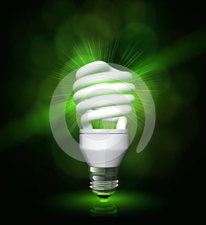 Compact energy saving lamp