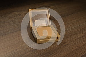 Compact face cream powder