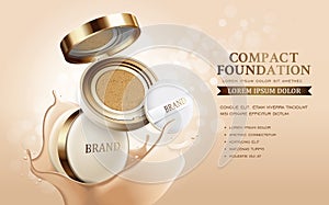 Compact foundation ads