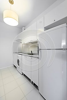 Compact kitchen interior design