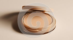 Compact Powder Makeup, Open