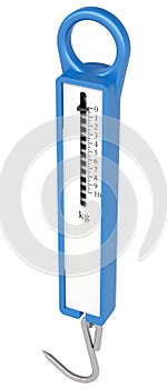 Compact spring steelyard