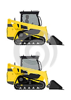 Compact track loader.