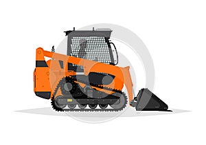Compact track loader. photo