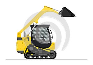 Compact track loader.