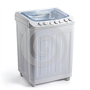 A compact washing machine designed for efficient laundry cleaning