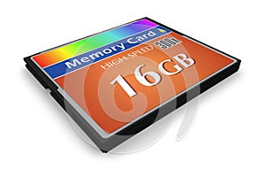 CompactFlash memory card