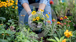 Companion Planting with Annuals and Perennials photo