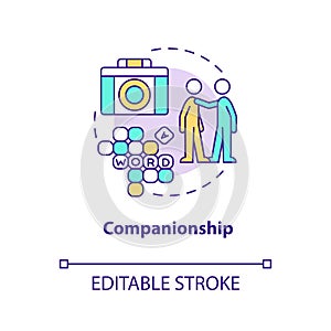 Companionship concept icon