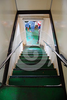 Companionway at ship