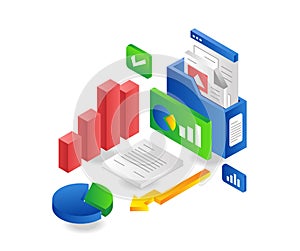 Company business admin analysis data report