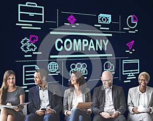 Company Business Collaboration Ideas Teamwork Concept