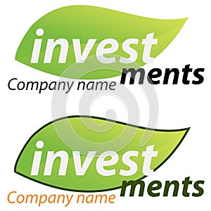 Company business logo - Investment