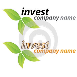 Company business logo - Investment