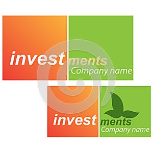 Company business logo - Investment