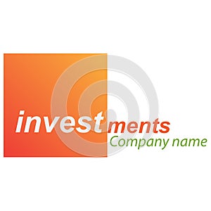 Company business logo - Investment