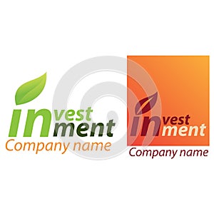 Company business logo - Investment