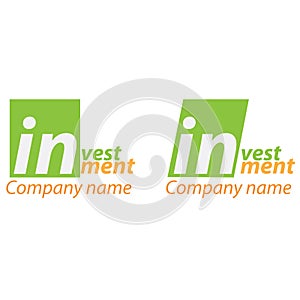 Company business logo - Investment