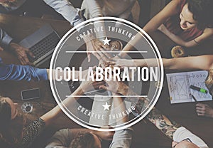 Company Collaboration Associates Cooperation Concept