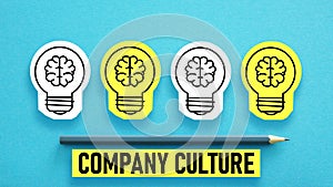 Company Culture is shown using the text