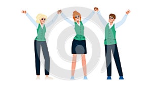 company employee relations vector