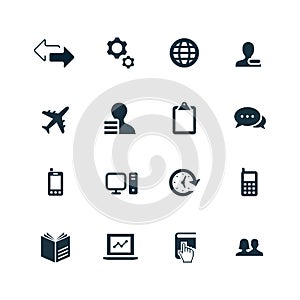 Company icons set