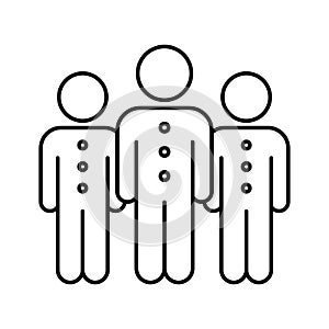 Company  Line Style vector icon which can easily modify or edit photo
