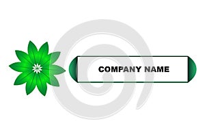 COMPANY LOGO DESIGN WTH LEAF photo