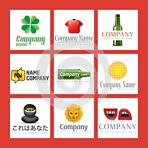 Company logo illustrations