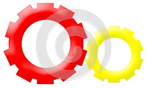 Company Logo - Mechanism Gear-Driven Wheels